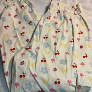Forever 21 Pants with Cherry and Butterfly Print
